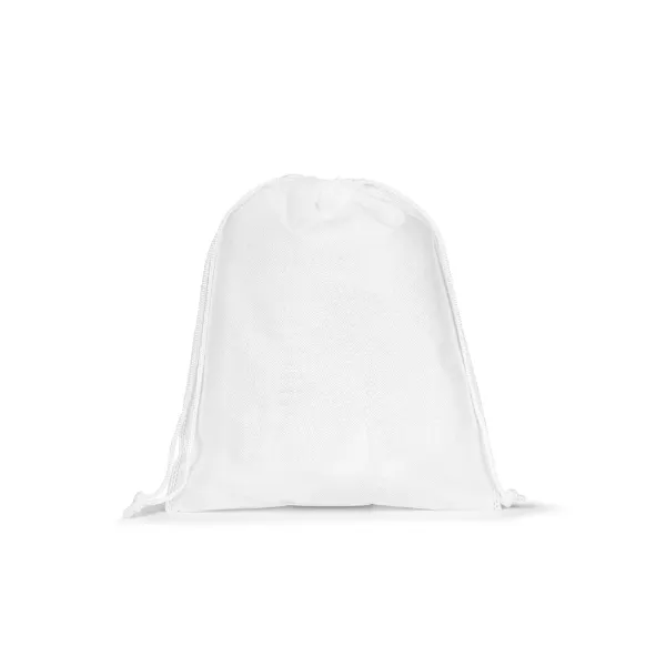 Sacola mochila tamanho media em non-woven (60 g/m²) termo-selado Sacola mochila tamanho media em non-woven (60 g/m²) termo-selado